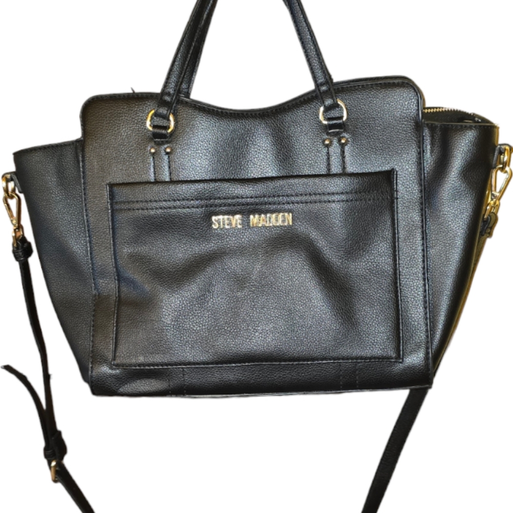 Steve Madden Leather Satchel Bag!